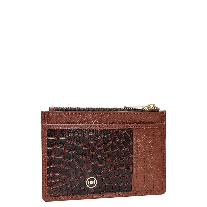 دا ميلانو 6 Slots Leather Card Case - Date